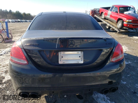 2018 Mercedes-Benz C 43 AMG with VIN 55SWF6EB6JU254173, listed as a Copart auction lot 87449364 with 130,860 mi miles and Salvage Title. Bid and sale history available at carsss.com. Image 6.