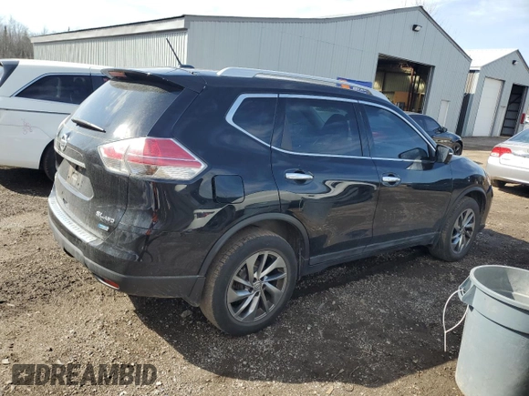 2015 Nissan Rogue SL with VIN 5N1AT2MVXFC790892, listed as a Copart auction lot 49582145 with 241,718 mi miles and Salvage Title. Bid and sale history available at carsss.com. Image 3.