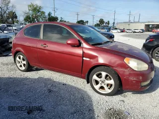 2007 Hyundai Accent SE with VIN KMHCN36C37U037995, listed as a Copart auction lot 51605085 with 141,579 mi miles and Non Repairable. Bid and sale history available at carsss.com. Image 4.