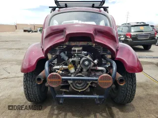 1971 Volkswagen Beetle with VIN 1112101750, listed as a Copart auction lot 54676293 with 850,328 mi miles and Salvage Title. Bid and sale history available at DreamBid. Image 6.
