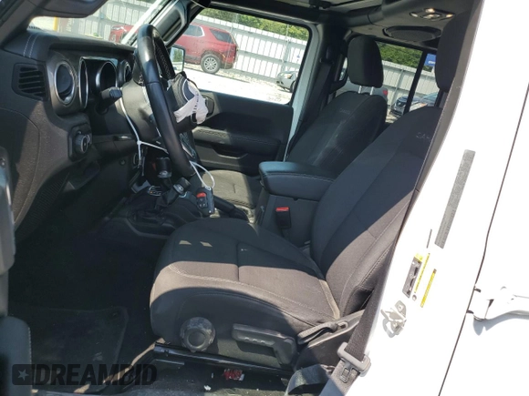 2021 Jeep Wrangler Unlimited Sahara с VIN 1C4HJXEG2MW862783, выставлен на аукционе Copart как лот 65708314 с пробегом 34 302 миль миль и На запчасти • Non repairable. История ставок и продаж доступна на DreamBid. Изображение 7.