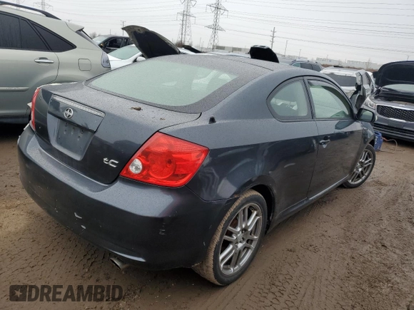 2006 Scion tC with VIN JTKDE177460096700, listed as a Copart auction lot 48343545 with 240,353 mi miles and Salvage Title. Bid and sale history available at carsss.com. Image 3.