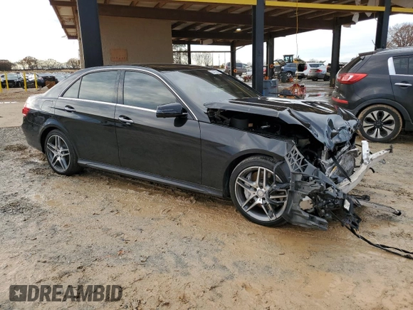 2014 Mercedes-Benz E 550 Sport with VIN WDDHF9BB8EB017179, listed as a Copart auction lot 85472684 with 85,515 mi miles and Salvage Title. Bid and sale history available at DreamBid. Image 4.