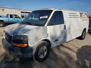 2003 GMC Savana Cargo Van Y3H Paratransit with VIN 1GTHG39U131222129, listed as a Copart auction lot 77848034 with 0 mi miles and Non Repairable. Bid and sale history available at carsss.com. Image 1.