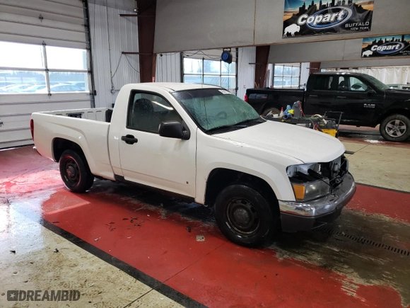 2007 Chevrolet Colorado Work Truck with VIN 1GCCS149378213963, listed as a Copart auction lot 46481445 with 165,706 mi miles and Salvage Title. Bid and sale history available at carsss.com. Image 4.