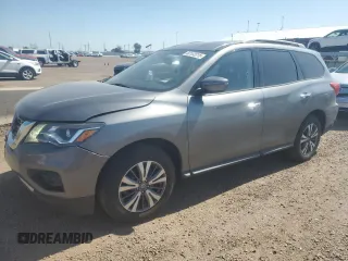 2017 Nissan Pathfinder SL z VIN 5N1DR2MM9HC656803, wystawiony jako Copart lot #60102015 z przebiegiem 107 097 mil mil oraz Szkoda całkowita • Salvage title. Historia ofert i sprzedaży dostępna na DreamBid. Obrazek 1.