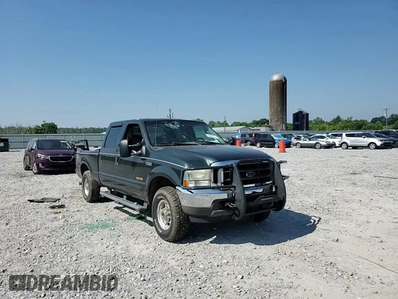 2004 Ford F-250 XL with VIN 1FTNW21P24EC97664, listed as a Copart auction lot 62030175 with 222,855 mi miles and Salvage title. Bid and sale history available at DreamBid. Image 13.