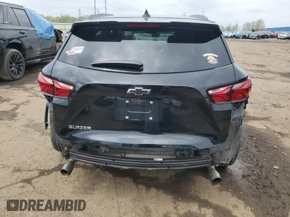 2021 Chevrolet Blazer LT z VIN 3GNKBCRS4MS513704, wystawiony jako Copart lot #55282025 z przebiegiem 56 805 mil mil oraz Nie do naprawy • Non repairable. Historia ofert i sprzedaży dostępna na DreamBid. Obrazek 6.