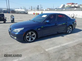 2008 BMW 5 Series 528i with VIN WBANU53538CT02386, listed as a IAAI auction lot 42542339 with 201,127 mi miles and . Bid and sale history available at DreamBid. Image 2.