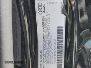 2012 Audi A5 Premium Plus z VIN WAURFAFR6CA001232, wystawiony jako Copart lot #56141765 z przebiegiem 128 433 mil mil oraz Szkoda całkowita • Salvage title. Historia ofert i sprzedaży dostępna na DreamBid. Obrazek 12.