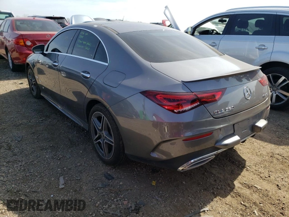 2022 Mercedes-Benz CLA 250 with VIN W1K5J4HB4NN320972, listed as a Copart auction lot 45716414 with 23,363 mi miles and . Bid and sale history available at DreamBid. Image 2.