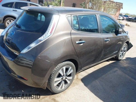 2016 Nissan LEAF SV with VIN 1N4BZ0CP5GC300798, listed as a IAAI auction lot 41837410 with 54,717 mi miles. Bid and sale history available at carsss.com. Image 4.