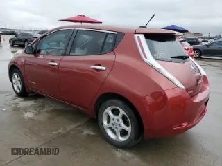 2011 Nissan LEAF SL-e with VIN JN1AZ0CP4BT002048, listed as a Copart auction lot 44965865 with 79,266 mi miles and Clean Title. Bid and sale history available at carsss.com. Image 2.