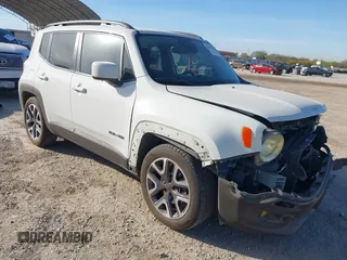 2015 Jeep Renegade Latitude with VIN ZACCJABT7FPC09665, listed as a IAAI auction lot 41801983 with 80,428 mi miles and . Bid and sale history available at DreamBid. Image 1.