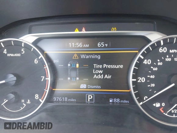 2020 Nissan Altima S with VIN 1N4BL4BVXLC237264, listed as a IAAI auction lot 41813608 with 97,618 mi miles and . Bid and sale history available at DreamBid. Image 15.