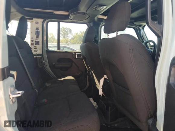 2023 Jeep Wrangler Sport with VIN 1C4HJXDGXPW615498, listed as a Copart auction lot 72514824 with 22,125 mi miles and Clean Title. Bid and sale history available at DreamBid. Image 10.