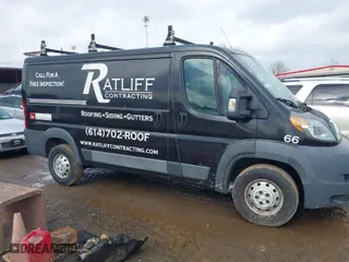 2014 Ram ProMaster Cargo Van with VIN 3C6TRVAG4EE103066, listed as a IAAI auction lot 41662198 with 54,120 mi miles. Bid and sale history available at carsss.com. Image 13.