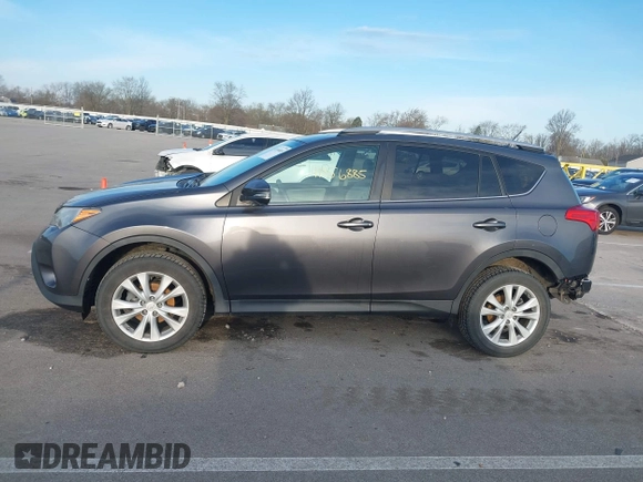 2014 Toyota RAV4 Limited with VIN 2T3DFREV7EW177432, listed as a IAAI auction lot 41956885 with 121,394 mi miles. Bid and sale history available at carsss.com. Image 15.