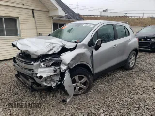 2016 Chevrolet Trax LS with VIN 3GNCJNSB1GL265505, listed as a Copart auction lot 50975665 with 94,391 mi miles and Salvage Title. Bid and sale history available at carsss.com. Image 1.
