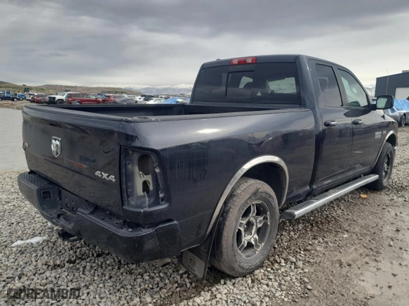 2016 Ram 1500 Big Horn with VIN 1C6RR7GT1GS102581, listed as a Copart auction lot 49991515 with 147,274 mi miles and Salvage Title. Bid and sale history available at carsss.com. Image 3.