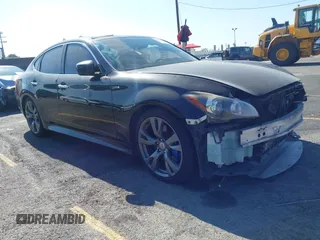 2011 Infiniti M with VIN JN1BY1AP1BM324835, listed as a IAAI auction lot 42592066 with 208,124 mi miles and . Bid and sale history available at DreamBid. Image 1.