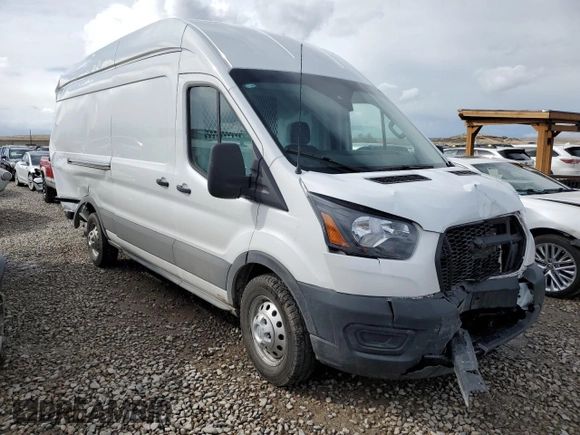 2024 Ford Transit with VIN 1FTLW3U8XRKA57434, listed as a Copart auction lot 47895265 with 7,844 mi miles and Salvage Title. Bid and sale history available at DreamBid. Image 4.