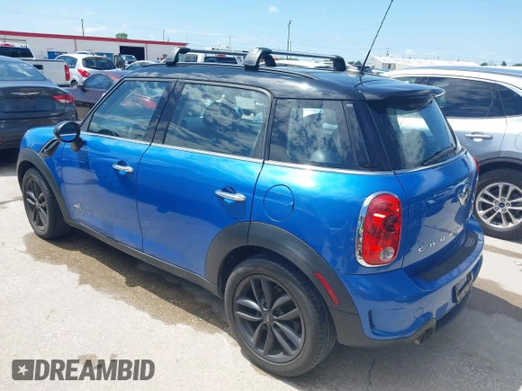 2013 MINI Countryman S ALL4 with VIN WMWZC5C53DWM16126, listed as a IAAI auction lot 42108272 with 118,314 mi miles and . Bid and sale history available at DreamBid. Image 3.