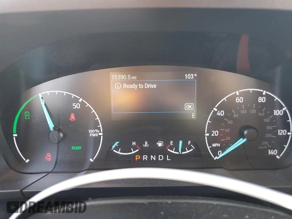 2024 Ford Maverick XLT with VIN 3FTTW8H3XRRA17474, listed as a Copart auction lot 62647445 with 15,390 mi miles and Salvage title. Bid and sale history available at DreamBid. Image 9.
