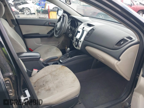 2012 Kia Forte EX with VIN KNAFU4A28C5490102, listed as a IAAI auction lot 42164395 with 167,444 mi miles. Bid and sale history available at carsss.com. Image 5.