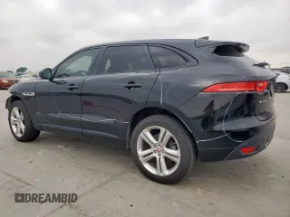 2017 Jaguar F-Pace 35t R-Sport with VIN SADCL2BV5HA046944, listed as a Copart auction lot 54248855 with 72,393 mi miles and Salvage title. Bid and sale history available at DreamBid. Image 2.