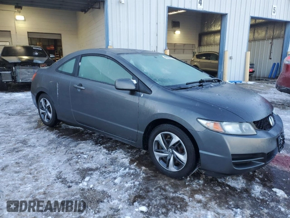 2011 Honda Civic Cpe LX with VIN 2HGFG1B69BH503202, listed as a Copart auction lot 45139915 with 124,951 mi miles and Salvage Title. Bid and sale history available at carsss.com. Image 4.