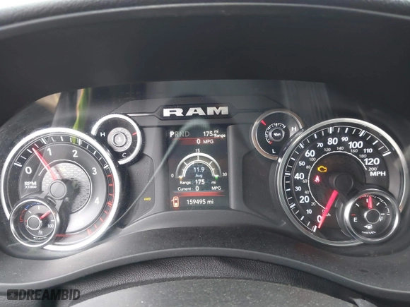 2020 Ram 2500 Big Horn with VIN 3C6UR5DL4LG115300, listed as a IAAI auction lot 41443116 with 159,495 mi miles. Bid and sale history available at carsss.com. Image 16.