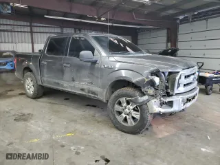 2016 Ford F-150 XLT with VIN 1FTEW1EF3GKE76491, listed as a Copart auction lot 45911015 with 116,881 mi miles and Salvage Title. Bid and sale history available at carsss.com. Image 4.