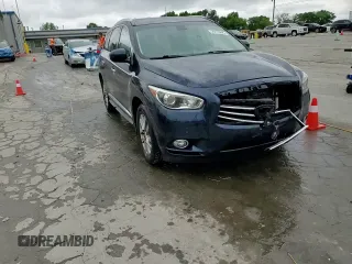 2015 Infiniti QX60 with VIN 5N1AL0MN5FC517654, listed as a Copart auction lot 55778495 with 134,922 mi miles and Salvage Title. Bid and sale history available at DreamBid. Image 14.