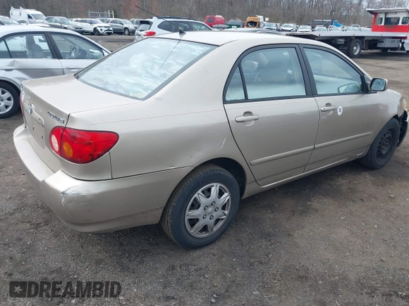 2004 Toyota Corolla CE with VIN 2T1BR32E24C258637, listed as a IAAI auction lot 41881455 with 175,944 mi miles and . Bid and sale history available at DreamBid. Image 4.