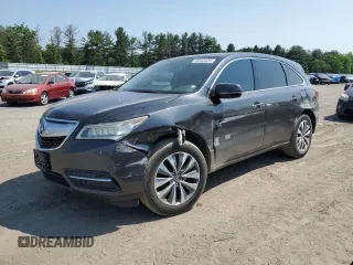 2015 Acura MDX Technology z VIN 5FRYD4H42FB030499, wystawiony jako Copart lot #59343425 z przebiegiem 133 542 mil mil oraz Szkoda całkowita • Salvage title. Historia ofert i sprzedaży dostępna na DreamBid. Obrazek 1.