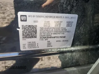 2023 Chevrolet Blazer LT z VIN 3GNKBHR44PS176048, wystawiony jako Copart lot #56569765 z przebiegiem 25 619 mil mil oraz Nie do naprawy • Non repairable. Historia ofert i sprzedaży dostępna na DreamBid. Obrazek 12.