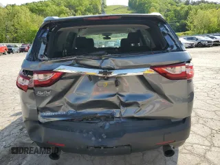 2020 Chevrolet Traverse LS with VIN 1GNEVFKW4LJ315658, listed as a Copart auction lot 55721495 with 80,808 mi miles and Salvage title. Bid and sale history available at DreamBid. Image 6.