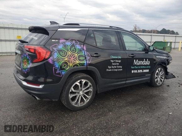 2019 GMC Terrain SLT with VIN 3GKALPEX6KL102343, listed as a Copart auction lot 81783164 with 120,280 mi miles and Salvage Title. Bid and sale history available at carsss.com. Image 3.