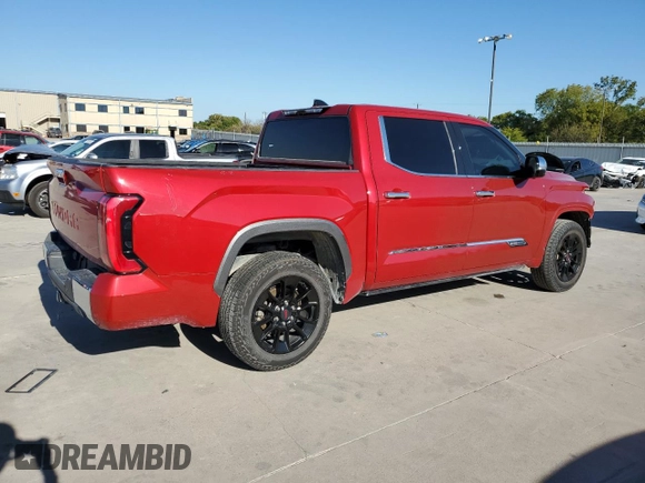 2022 Toyota Tundra 2WD 1794 Edition with VIN 5TFMA5AB6NX003642, listed as a Copart auction lot 73561744 with 49,596 mi miles and Salvage Title. Bid and sale history available at carsss.com. Image 3.