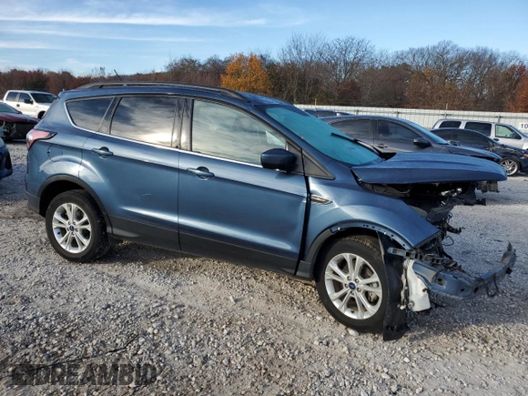 2018 Ford Escape SEL with VIN 1FMCU0HD6JUA34670, listed as a Copart auction lot 75878753 with 67,459 mi miles and Salvage Title. Bid and sale history available at carsss.com. Image 4.
