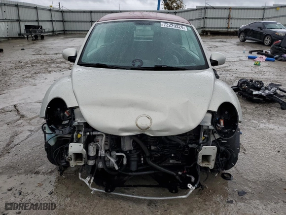 2009 Volkswagen New Beetle Convertible Blush with VIN 3VWSF31Y59M411916, listed as a Copart auction lot 72229324 with 69,842 mi miles and Salvage Title. Bid and sale history available at carsss.com. Image 5.