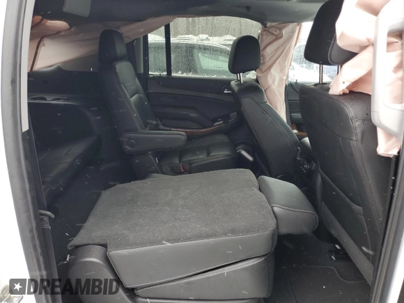 2019 Chevrolet Suburban Premier with VIN 1GNSKJKC8KR386432, listed as a Copart auction lot 46705655 with 79,814 mi miles and Salvage Title. Bid and sale history available at DreamBid. Image 11.