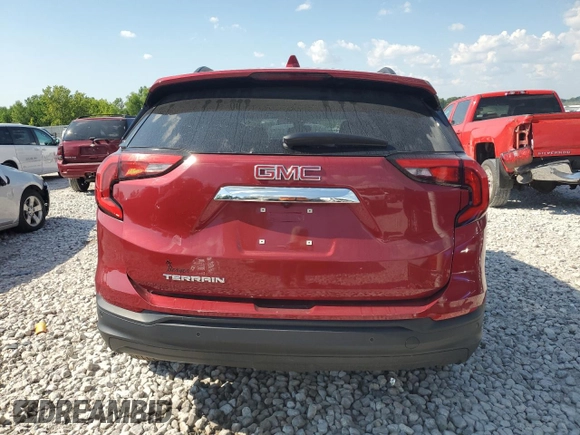 2020 GMC Terrain SLE with VIN 3GKALMEV2LL133443, listed as a Copart auction lot 62584195 with 75,823 mi miles and Salvage title. Bid and sale history available at DreamBid. Image 6.