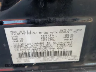 2011 Mitsubishi Galant ES with VIN 4A32B3FF9BE014191, listed as a Copart auction lot 45589565 with 177,962 mi miles and Salvage Title. Bid and sale history available at carsss.com. Image 12.