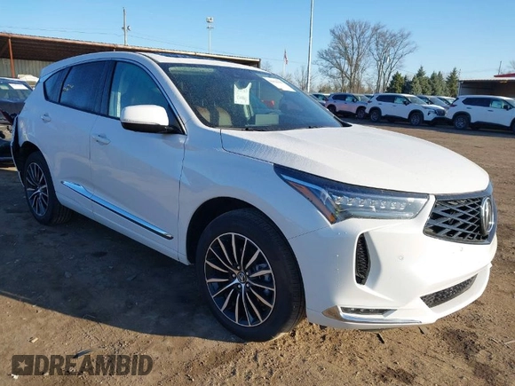 2025 Acura RDX Advance with VIN 5J8TC2H70SL008488, listed as a IAAI auction lot 42026105 with 9,770 mi miles and . Bid and sale history available at DreamBid. Image 1.