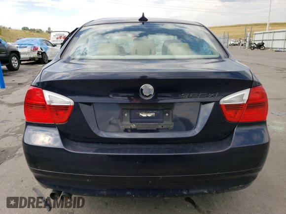 2006 BMW 3 Series 325xi with VIN WBAVD13536KV09677, listed as a Copart auction lot 64077804 with Not Provided miles and Salvage Title. Bid and sale history available at DreamBid. Image 6.