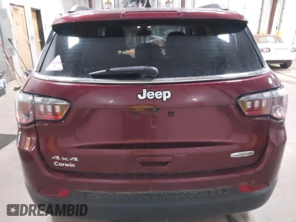 2021 Jeep Compass Altitude with VIN 3C4NJDBB8MT547261, listed as a IAAI auction lot 42066421 with 99,188 mi miles and . Bid and sale history available at DreamBid. Image 16.