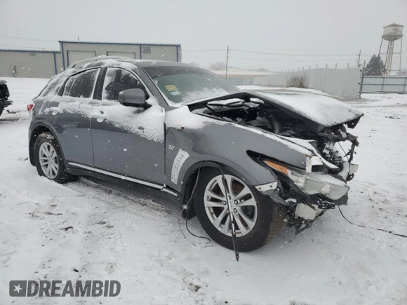 2017 Infiniti QX70 z VIN JN8CS1MW6HM410886, wystawiony jako Copart lot #54278645 z przebiegiem Nie podano mil oraz Tytuł czysty. Historia ofert i sprzedaży dostępna na DreamBid. Obrazek 4.