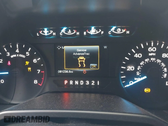 2016 Ford F-150 XLT with VIN 1FTEW1E80GKD92713, listed as a IAAI auction lot 41722647 with 81,238 mi miles. Bid and sale history available at carsss.com. Image 7.